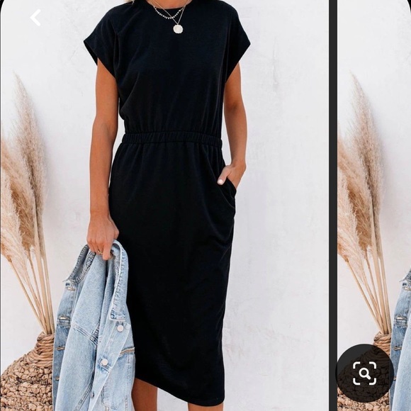Gilli Dresses & Skirts - Gilli black knit midi dress